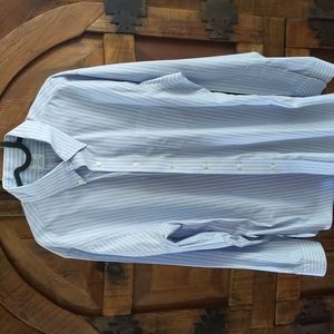 Brooks Brothers Regent Blue Striped Dress Shirt